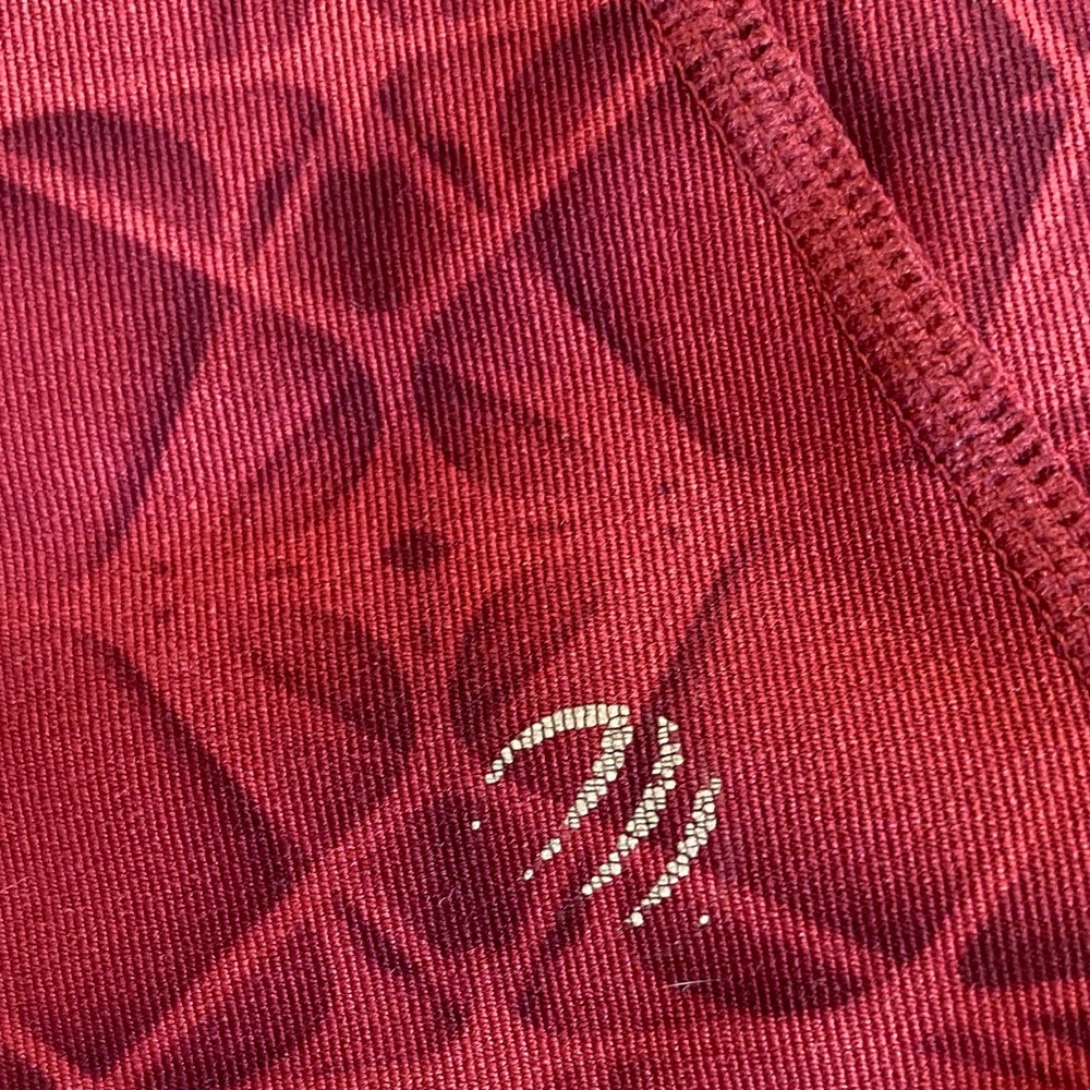 MPG Maroon Patterned Activewear - Picture 4 of 10